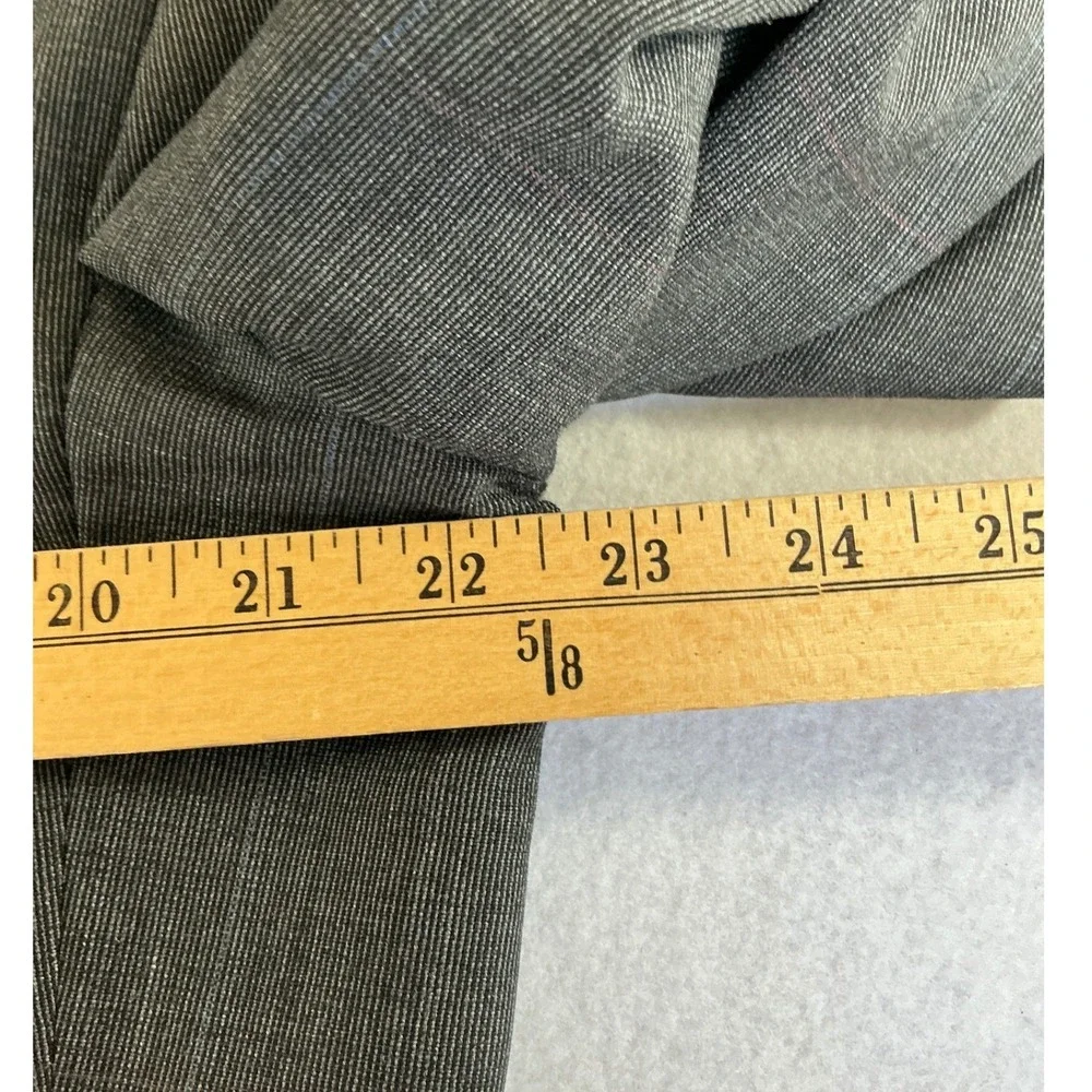 Tommy Hilfiger Blazer Mens 42R Grey Pinstripe Two Button Sport Coat Made in USA